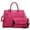 B-Fushia, variant on Women Handbags Fashion Satchel Purses Top Handle Tote Work Bags Shoulder Bags with Matching Clutch