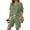 Army Green women's 2 piece shorts set a1, variant on Women's 2 Piece Shorts Set V Neck Short Sleeve Shirt Drawstring Waist Casual Matching Lounge Outfits Summer Travel Airport Clothes Loungewear Tracksuits, Black M
