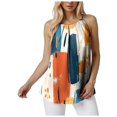 thumbnail image 4 of NIEWTR Womens Tank Tops With Built Ins Padded Workout Tops Casual Athletic Camisole Tops Summer Trendy Womens Tank Summer Tank (L,A215-Orange), 4 of 6