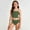 Green, variant on WELOIJEVBE Girls Swimsuit 2 Piece Casual Comfy Stretchy Cut Out Bikini Set Bathing Suits Girls' Swimwear 13-14 Years