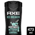 thumbnail image 1 of AXE Ice Breaker Body Wash for All Day Freshness, Mandarin & Mint, with 100% Plant-Based Moisturizers, 473mL, 1 of 7