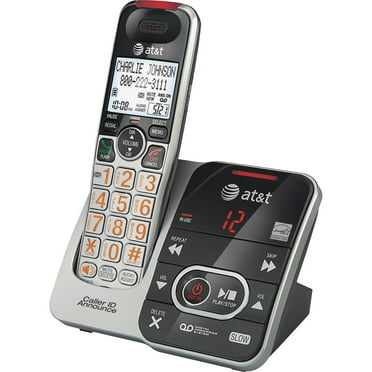 AT&T CRL32102 DECT 6.0 Big-Button Cordless Phone System With 
