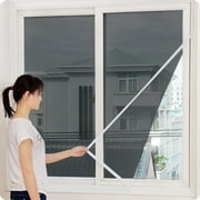 Magnetic Window Screen,Diy Window Screen Replacement, Fiberglass Mesh,Adjustable Diy Magnetic Window Screen Max,Self-Adhesive Window Screen Netting Mesh Curtain,Window Screens for House Windows