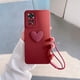 thumbnail image 1 of Bonita funda de silicona 3D Love Heart para Xiaomi Redmi Note 11 Pro 4g 5g 11s 10 9 8 7 10s 9s 11pro 10pro, funda con correa para la muñeca con cordón Dengxun unisex, 1 of 2