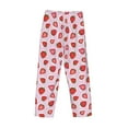 thumbnail image 4 of Kdxio Hand Drawn Strawberry Print Men's Sleep Pajama Pant Lounge Pants with Pockets, 4 of 8