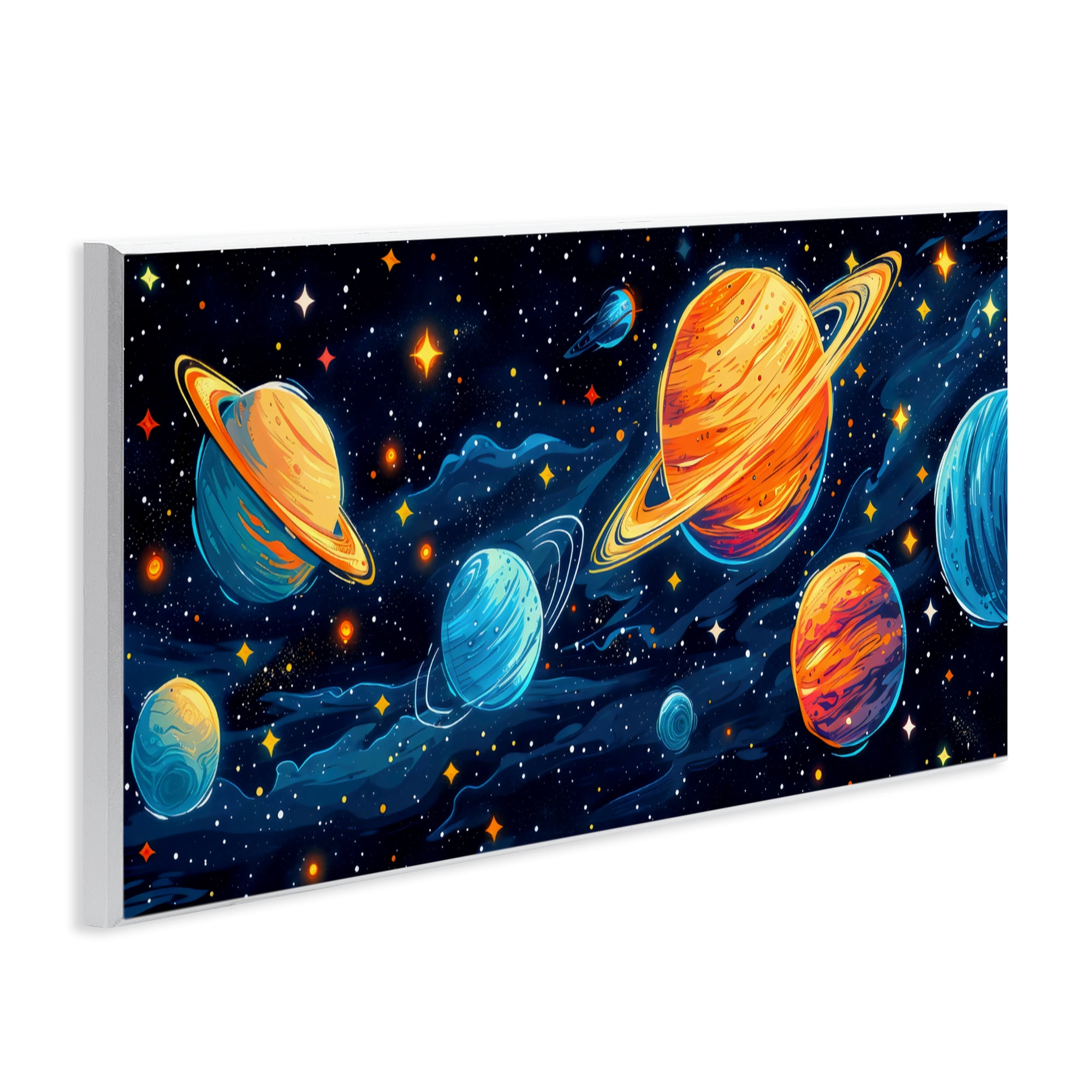Stupell Industries Starry Universe Whimsy Wall Plaque Art, design by Creative Studio