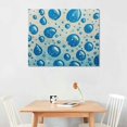 thumbnail image 2 of Orinice Water Drops Fine Art Aesthetic Poster & Print Wall Painting for Classroom Kitchen Office Farmhouse Bathroom Room Decor Pictures Wall Art Canvas Prints Living Room Bedroom Home Office Wall, 2 of 6