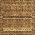 thumbnail image 1 of Ahgly Company Indoor Square Oriental Brown Modern Area Rugs, 7' Square, 1 of 4