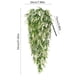 thumbnail image 3 of Cortina de pared de lavanda artificial - Flores artificiales de seda y plástico realistas para decoración de boda en porche de patio exterior, rosa púrpura blanco, 3 of 6