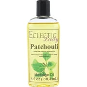 Patchouli Massage Oil by Eclectic Lady, 4 oz, Sweet Almond Oil and Jojoba Oil