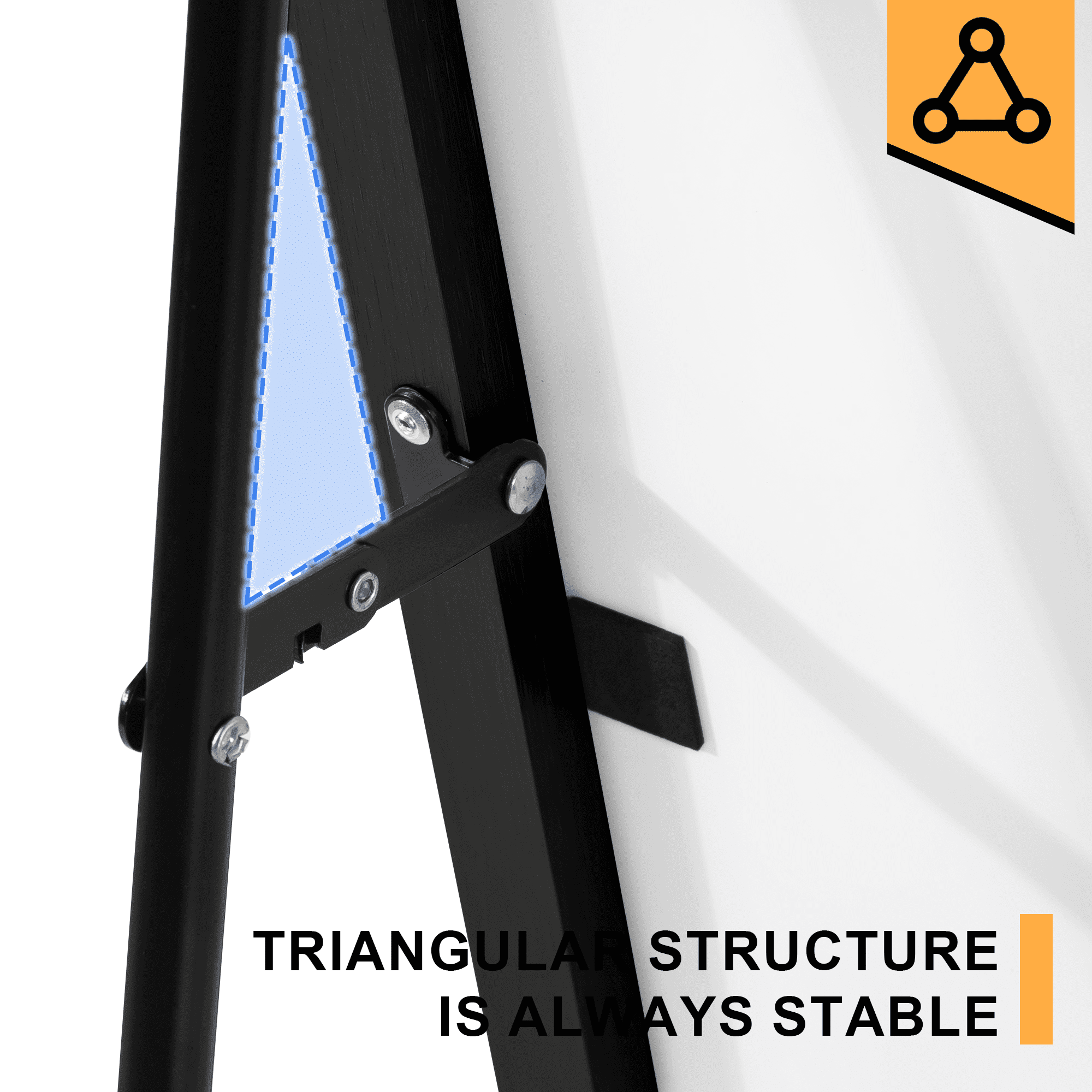 71x32 Modern Rectangle Aluminum Alloy Frame Full Length Mirror Floor Mirror with Stand,Black