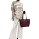 thumbnail image 4 of Bolsa Michael Kors Original Medium Double Pocket Tote Vino, 4 of 4
