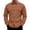 Brown, variant on Men's Basic Long Sleeve Shirt with Two Pockets - Relaxed Fit Button Front Top, Functional Shirt for Men, Versatile Button Down Shirts for Men Leisure