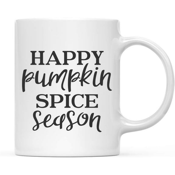 Koyal Wholesale Fall Autumn Season 11oz. Coffee Mug Gift, Happy Pumpkin Spice Season, 1-Pack