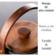 thumbnail image 3 of Tetera De Vidrio Con Infusor Removible Y Tapa De Madera De 900ml Con Agarradera De Madera, 3 of 9