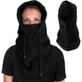 thumbnail image 1 of Gorro de invierno para hombre, mascarilla para clima frío, capucha de pasamontañas negra, pasamontañas para deportes al aire libre a prueba de viento brillar Electrónica, 1 of 5
