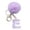 E, variant on 26 Initial Letter Alphabet Key Rings, Purple Velvet Ball Pendant with Fur Ball keychains for Purse Handbags Backpack Women Holiday Gift - R