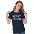 thumbnail image 4 of Heartthrob Funny Valentines Joke Womens Slim Fit Graphic Tee Brisco Brands L, 4 of 5