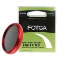 thumbnail image 3 of Camera Glass Slim ND2-400 Neutral Density Fader Variable ND Filter Filtering Lens 72mm Red Workhe, 3 of 7