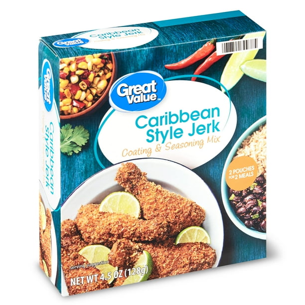 Great Value Caribbean Style Jerk Coating & Seasoning Mix, 4.5 oz