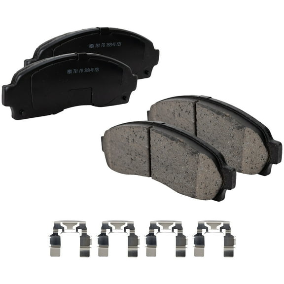 Brake Pad Set Compatible with 2002-2005 Ford Explorer Mercury Mountaineer 8Cyl 6Cyl 4.6L 4.0L Front