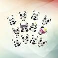 thumbnail image 5 of FRCOLOR Panda ring Adorable Panda Rings for Kids with Colorful Designs Perfect for Party Favors and Gifts 12pcs Size L Multi Color,1.18"X0.98"X0.98", 5 of 5