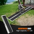 thumbnail image 1 of Kojooin Portable Wheelchair Ramp, 30 Inch Wide 800 lb Capacity Foldable Aluminum Mobility Ramp with Handle for Steps or Curbs, 1 of 8