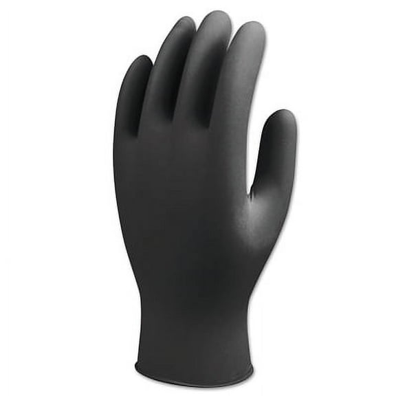 7700 Series Nitrile Gloves, 4 Mil, Small, Black | Bundle of 5 Dispensers