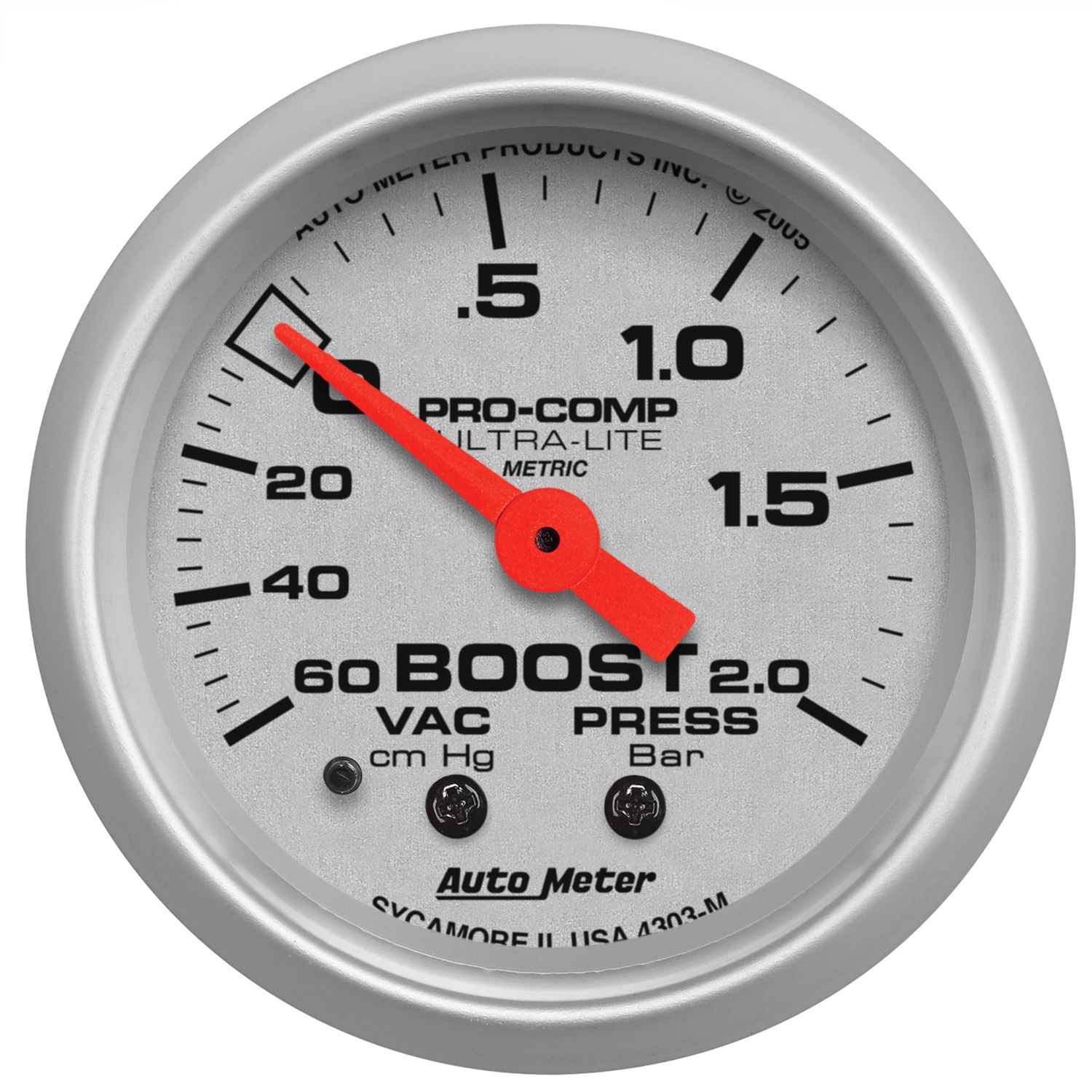 AutoMeter 4303M UltraLite Mechanical Boost/Vacuum Gauge Walmart Canada