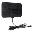 thumbnail image 1 of Antena de TV HD Bling Bling con Amplificador de Señal Digital para Interiores Negro, 1 of 12