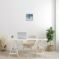thumbnail image 6 of Stupell Industries Abstract Blue Gold Paint Design Abstract Painting White Framed Art Print Wall Art, 12 x 12, 6 of 9