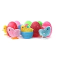 thumbnail image 4 of Easter Chain Rabbit Wind Up Toy Opening Surprise Egg 8PCS Plastic Egg Cartridge Toy, 4 of 6