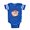 Royal Blue, variant on CafePress - Sleep With A Cat - Cute Infant Baby Football Bodysuit