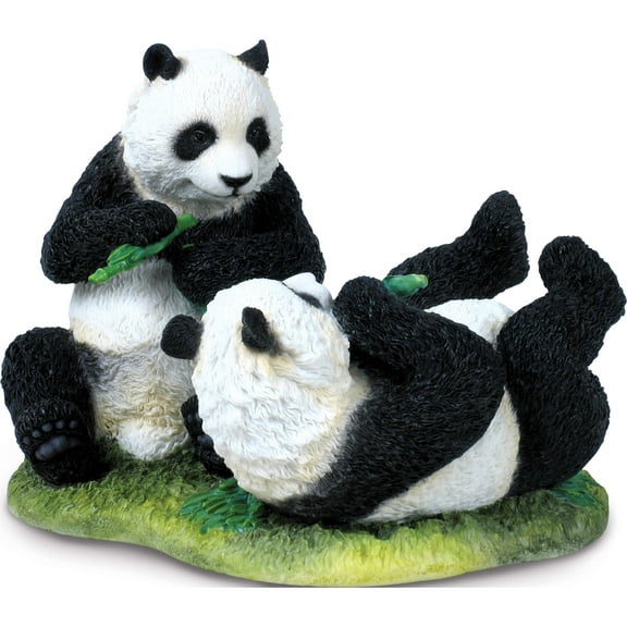 Fashion Pandas Playing Sculpture Made In China gm17158