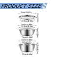 thumbnail image 3 of Multifunctional Stainless Steel Basin, 5-in-1 Stainless Steel Basin with Colander & Grater, Drainage Shredding Mixing Bowl for Kitchen Meal Prep & Small Spaces,10.24in(Silver), 3 of 9