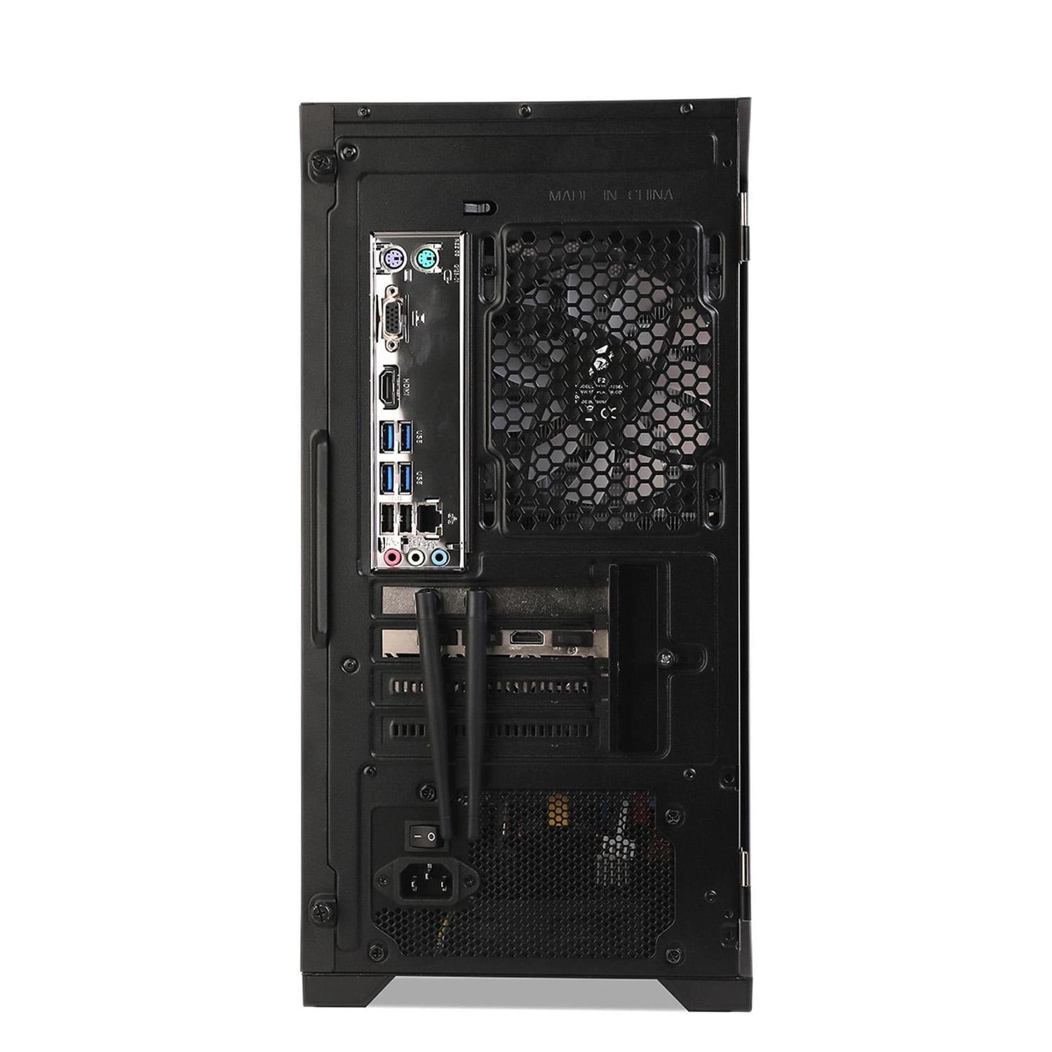 MXZ Gaming PC Computer AMD Ryzen 7 5700X3D,GeForce RTX 4060 ,16GB DDR4 3200,NVME 1 T SSD, 6RGB Fans, WIFI & Win 11 Pro Ready, Gamer Desktop Computer