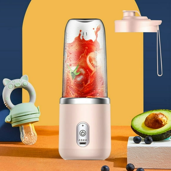 KEINXS Cyber_Monday Deals Oefntac Juicer Juicer Machines Portable Blender Bullet Blender Blenders Personal Blender Shakes Smoothies Leakproof-Lid Sip Spout Kitchen USB Rechargeable Wal-ma