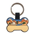 thumbnail image 2 of Placas de identificación personalizadas para mascotas: placas de identificación silenciosas de silicona ligera con grabado permanente para collar., 2 of 6