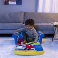 thumbnail image 4 of Marshmallow Furniture 2Pk Kids 2-in-1 Flip Open Foam Sofa Bed, Mickey Mouse, 4 of 12