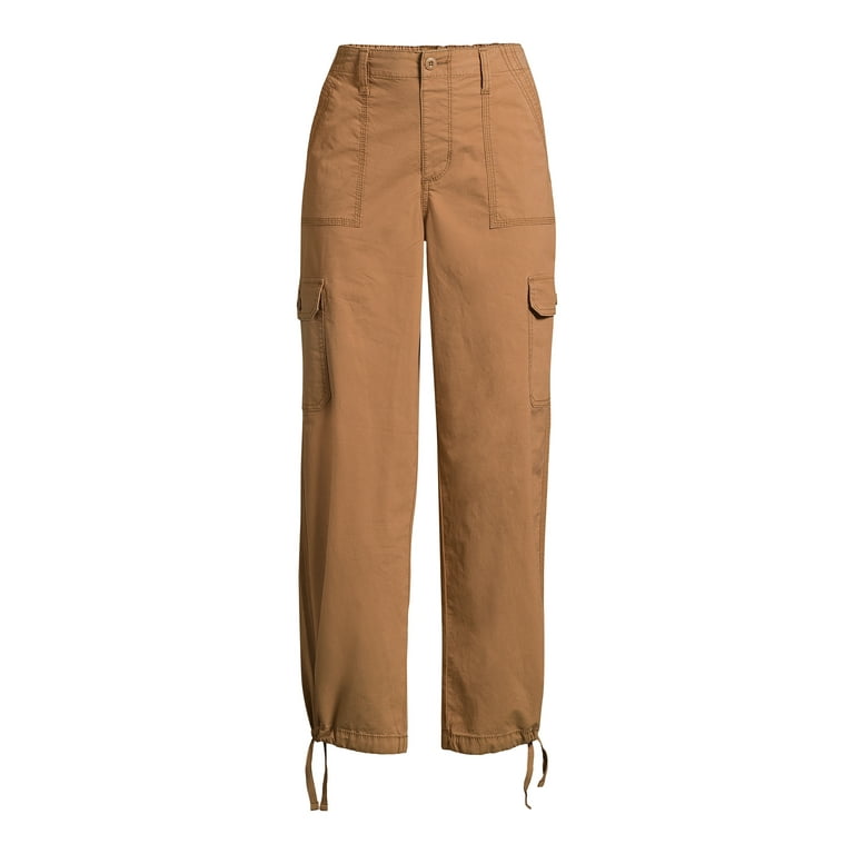 No Boundaries Women's Juniors Cargo Pants, 30” Inseam, Sizes XS-XXXL 