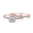 thumbnail image 3 of 5/8 Carat TW Diamond Bridal set in 10k Rose Gold (G-H Color, I1-I2 Clarity, Engagement ring and Wedding Band), 3 of 4