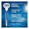thumbnail image 2 of Máquina de afeitar Gillette kit para cara y cuerpo 1 mango y 3 cartuchos, 2 of 4