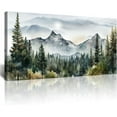thumbnail image 1 of Imagen de un paisaje forestal nebuloso — Arte decorativo para el hogar, 1 of 5