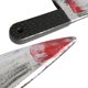 thumbnail image 2 of Armas de Halloween, juguetes para niños, armas de plástico simuladas con cuchillos afilados y sangrientos, accesorios para actuación en escenario, machete, 2 of 3