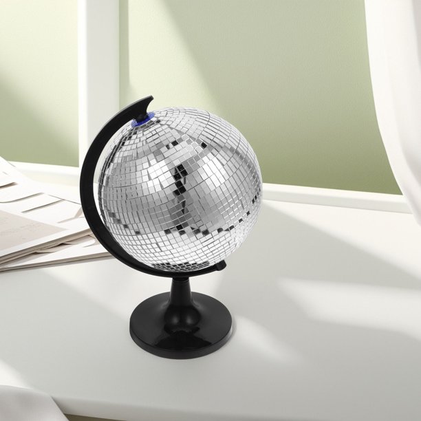 CRAFTHROU Decorativo Giratorio Bola De Disco Multicolor Ideal Para Eventos Y Escritorio