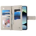 thumbnail image 2 of Funda cartera GANGXUN para Xiaomi Redmi Note 14 4G , cuero PU con tarjetero, cremallera, correa de mano, soporte y protección 1274°, 2 of 6