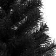 thumbnail image 3 of vidaXL Artificial Christmas Tree with Stand Black 120 cm PVC, 3 of 4
