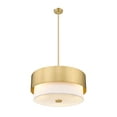 thumbnail image 3 of 495P18-MGLD-Z-Lite-Counterpoint - 3 Light Pendant In Modern Style-9.25 Inches Tall and 18 Inches Wide-Modern Gold Finish, 3 of 7