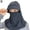 Black, variant on Full Coverage Sun Protection Hat Ice Silk Wide Brim UV Visor with Neck Shoulder Flap Breathable Sweat Wicking for Gardening Hiking Fishing Outdoor