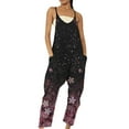thumbnail image 2 of Pyhlmscde Women's V Neck Sleeveless Jumpsuits Spaghetti Straps Harem Long Pants Overalls with Pockets, Floral Jumpsuits for Women, Womens Jumpsuit, Overalls for Women, 2 of 5